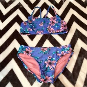 Floral Print Two Piece